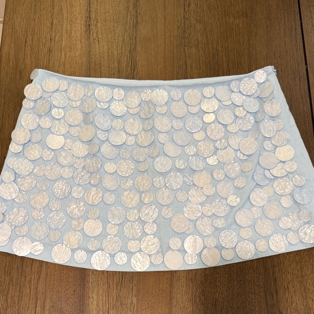 Peppermayo Iridescent Disc Mini Skirt